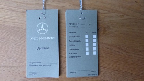 Mercedes oldtimer ölzettel - mercedes,